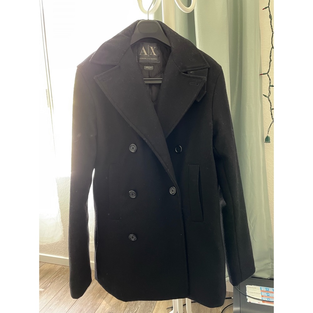 Armani Exchange AX Men Double Breasted CoatJacket